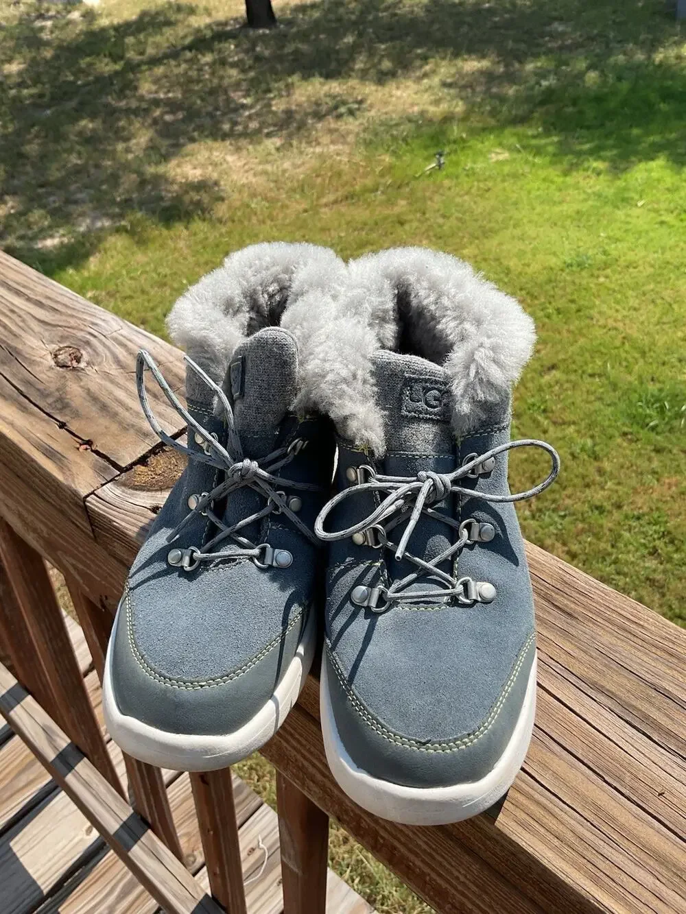 Ugg Australia Obie Kids WP Waterproof Kid's Shoes Lace Up 1018455K Size 5